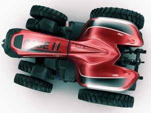 case ih autonomous concept tractor Modello 3D