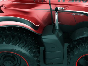 case ih autonomous concept tractor Modello 3D