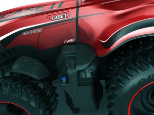 case ih autonomous concept tractor Modello 3D