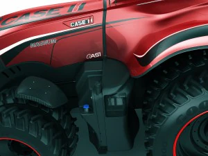 case ih autonomous concept tractor 3D Model