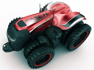 case ih autonomous concept tractor 3D Model
