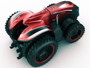 case ih autonomous concept tractor Modello 3D