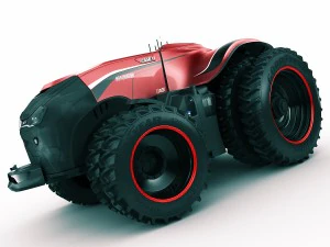 case ih autonomous concept tractor 3D Model