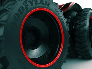 case ih autonomous concept tractor 3D Model