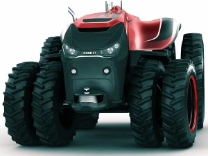 case ih autonomous concept tractor 3D Model