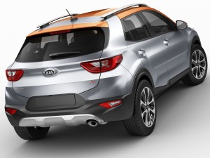 kia stonic 2018 3D 模型