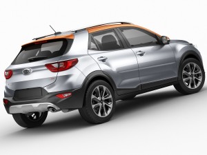 kia stonic 2018 3D 模型