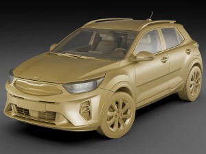kia stonic 2018 3D 模型