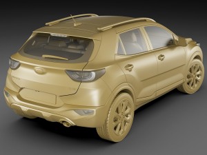 kia stonic 2018 3D 模型