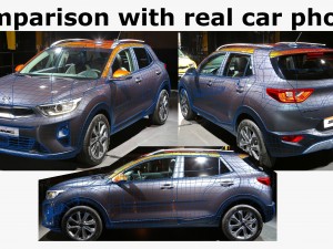 kia stonic 2018 3D 模型