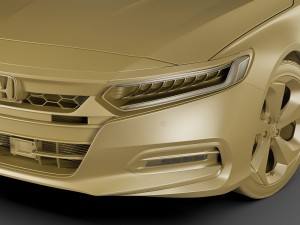 honda accord 2018 3D 模型