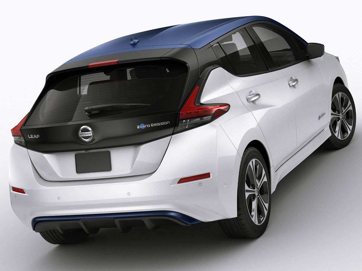 Nissan Leaf 2018 3d Model In Compact Cars 3dexport