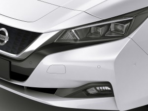nissan leaf 2018 3D Model
