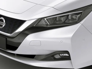 nissan leaf 2018 3D Model