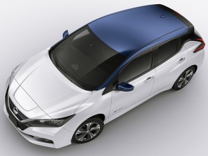 nissan leaf 2018 3D Model
