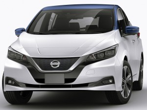 nissan leaf 2018 3D Model