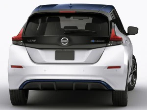 nissan leaf 2018 3D Model