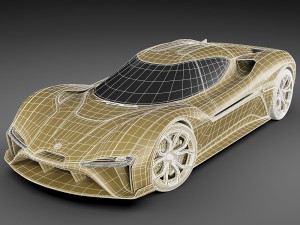 nio ep9 3D-Modell