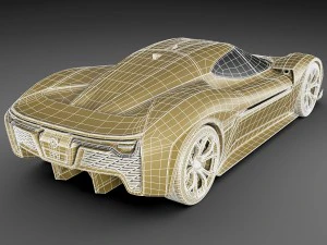 nio ep9 3D Model