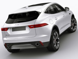 jaguar e-pace 2018 Model 3D