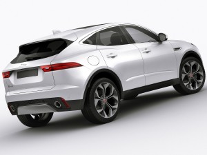 jaguar e-pace 2018 Model 3D