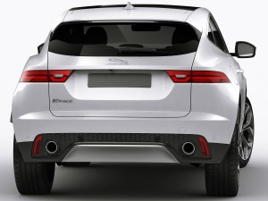 jaguar e-pace 2018 Model 3D