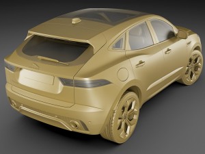 jaguar e-pace 2018 Model 3D