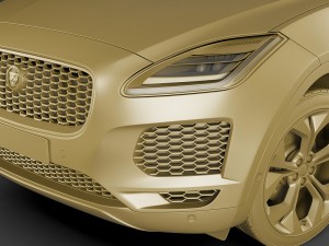 jaguar e-pace 2018 Model 3D