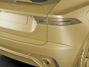 jaguar e-pace 2018 Model 3D