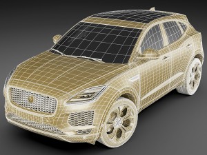 jaguar e-pace 2018 Model 3D