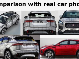 jaguar e-pace 2018 Model 3D