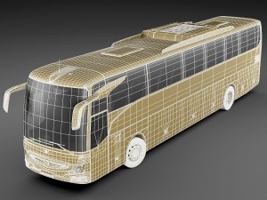 mercedes tourismo 2017 Modello 3D