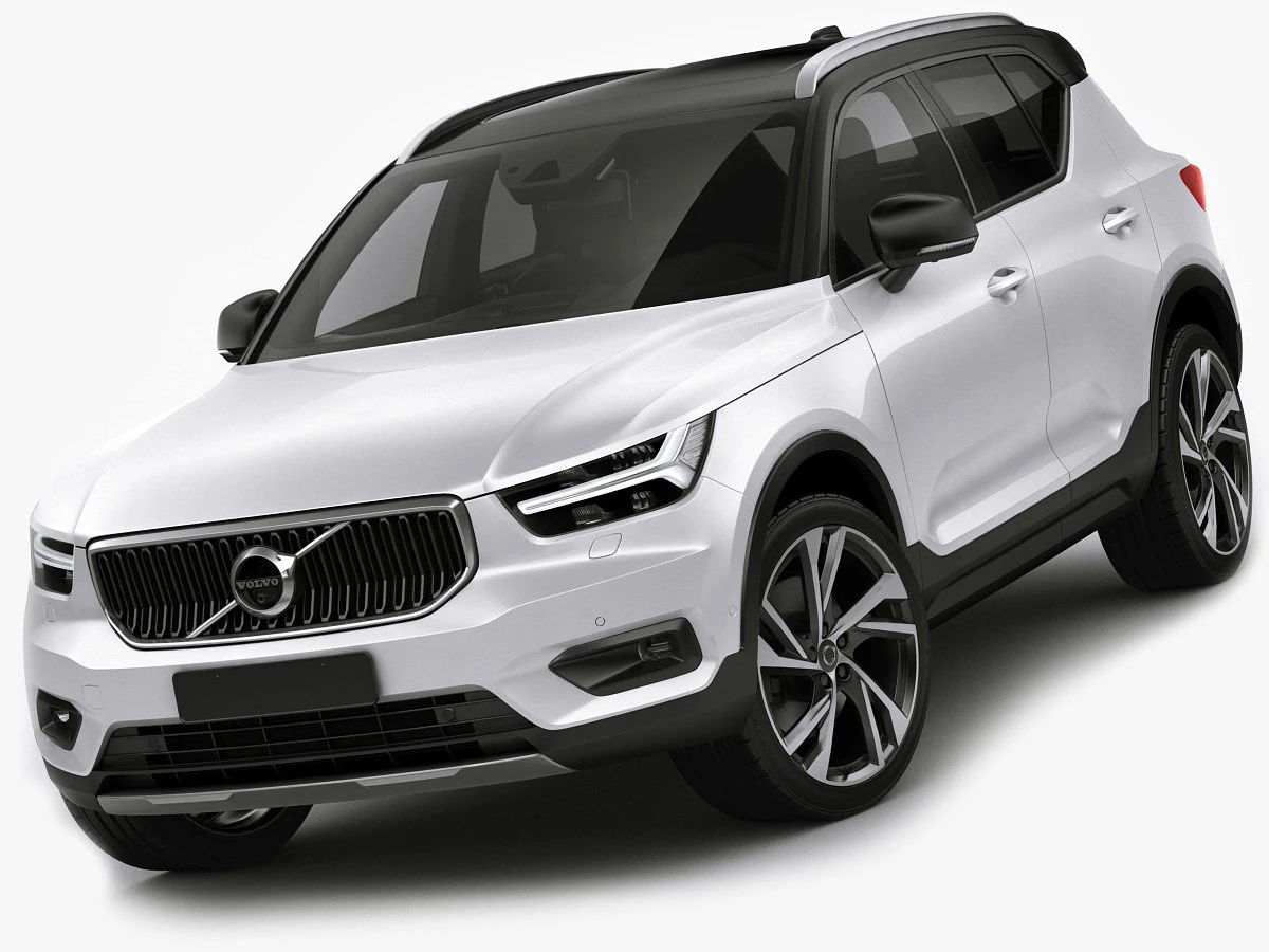volvo xc40 2018 3D Model .c4d .max .obj .3ds .fbx .stl .blend