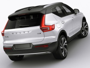 volvo xc40 2018 3D-Modell