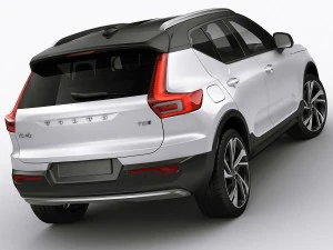 volvo xc40 2018 3D Model