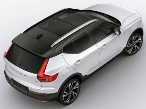 volvo xc40 2018 3D Model