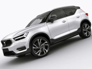 volvo xc40 2018 3D Model