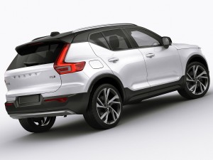 volvo xc40 2018 3D-Modell