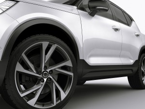 volvo xc40 2018 3D-Modell