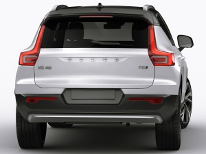 volvo xc40 2018 3D-Modell