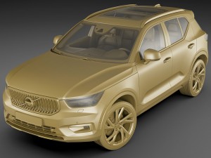 volvo xc40 2018 3D-Modell
