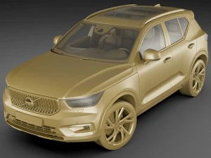 volvo xc40 2018 3D Model