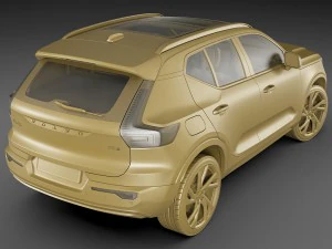 volvo xc40 2018 3D Model