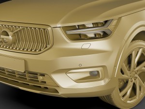 volvo xc40 2018 3D-Modell