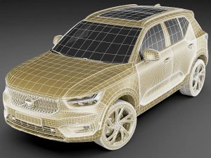 volvo xc40 2018 3D Model