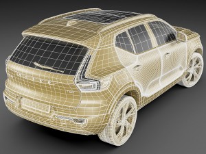 volvo xc40 2018 3D-Modell