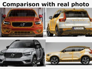 volvo xc40 2018 3D Model