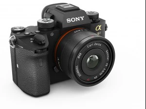 sony alpha 9 com tr&ecirc;s lentes Modelo 3D