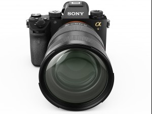 sony alpha 9 with three lenses 3D 模型