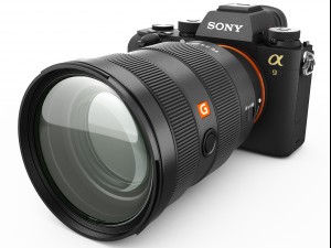 sony alpha 9 with three lenses 3D 模型